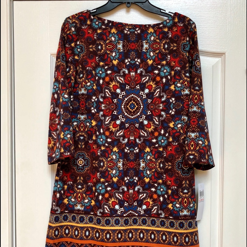 NWT London Times burgundy dress